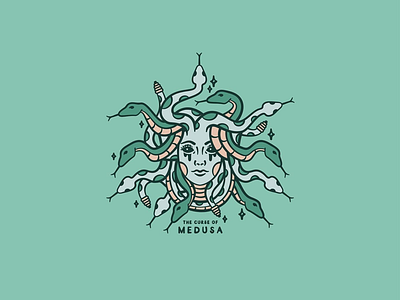 Medusa adobe adobe illustrator ancient greeks design greece greek greek mythology icon iconography illustration illustrator medusa myth mythology portrait