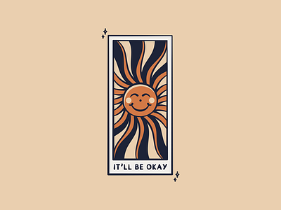 It’ll Be Okay adobe adobe illustrator card design designer graphic icon iconography illustration illustrator lock up sun sunrise sunset sunshine