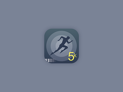 Running App Icon03 app distance fast flat icon run running tracker workout