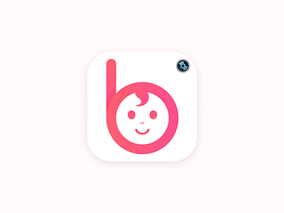 App Icon app baby camera child editor health icon iphone logo photo pink toy