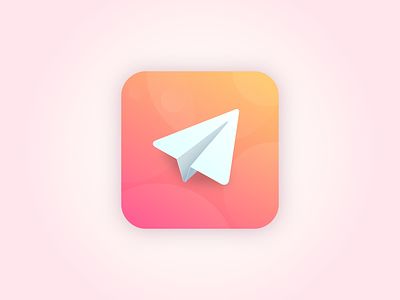Telegram 3 airplane icon message messaging send telegram transmit