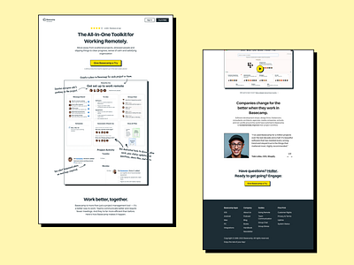Basecamp Landing Page Redesign