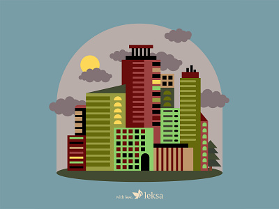 High-rise buildings app branding design graphic design illustration logo typography ui ux vector
