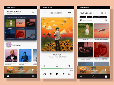 Music Player Mobile App Design