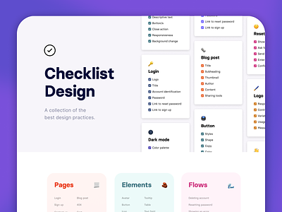 Checklist Design - Redesign!