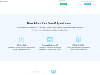 Xero Integration Landing Page