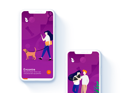 Onboarding Bichorama app bichorama design mobile mobile app mobile design pet adoption pet app pet care ux