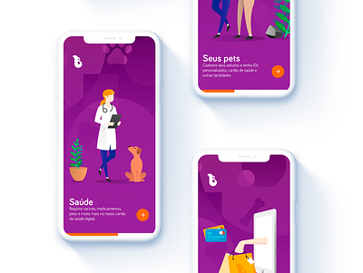 Onboarding Bichorama app bichorama design mobile mobile app mobile design pet adoption pet app pet care ux