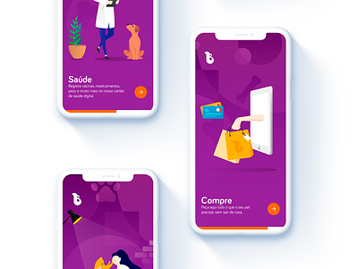 Onboarding Bichorama app bichorama design mobile mobile app mobile design pet adoption pet app pet care ux