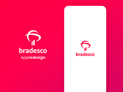 Bradesco redesign app design mobile ui