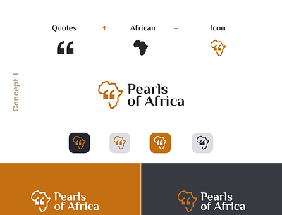 Pearls of Africa brand brand and identity brand identity design branding design graphic graphics identity identity design logo