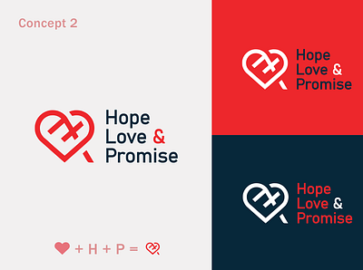 Hope Love Promise Logo Concept brand brand and identity brand design branding callbud callbud design design graphic identity logo vector