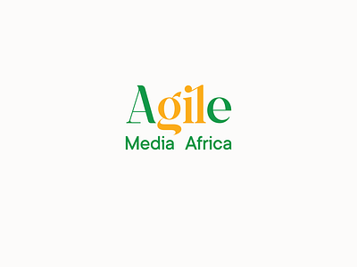 Agile Media Africa Logo Concept brand brand and identity branding callbud callbud.co design graphic identity illustration logo vector