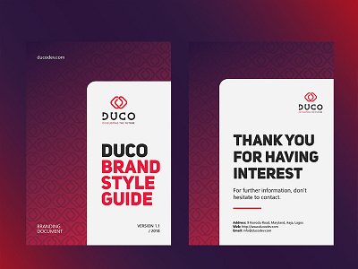 Duco Brand Book advertise brand brand and identity brand identity brand identity design branding branding designer busines corporate branding design flat design graphic graphics identity identity design illustration logo logo design promotion typography