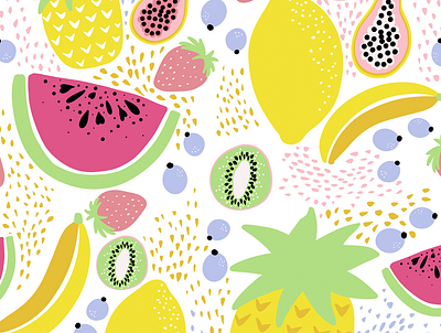 Zutti Fruitti branding design graphic design illustration procreate