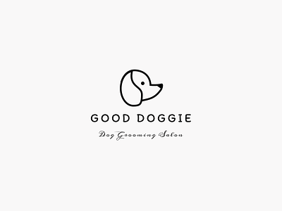 Logo For A Dog Grooming Service dribbleweeklywarmup figma logo