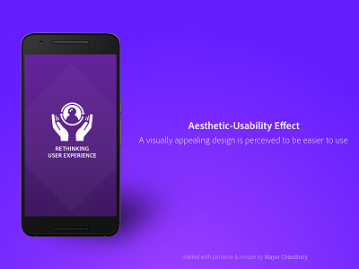 Aesthetic - Usability Effects design ui design usability visual