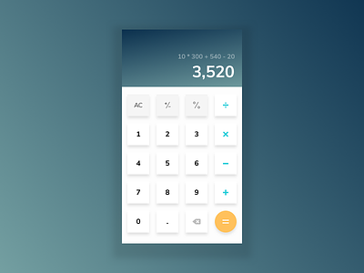 Daily UI #004 - Calculator uiux