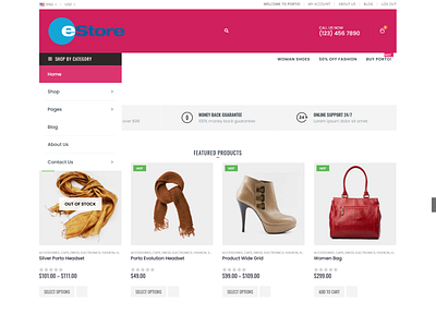 Fashion Ecommerce Website Design