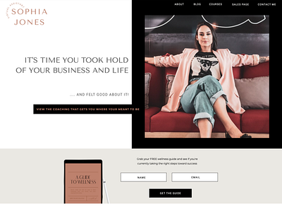 Showit Website Design for Online Business