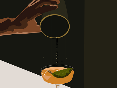 Design of a good tasted cocktail cocktail decoration design graphic design homedesign illustration procreate