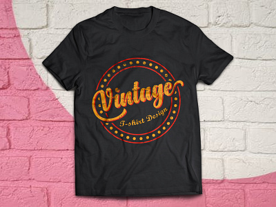 vintage t-shirt design