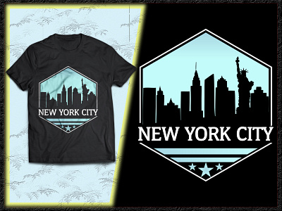 T-shirt Design NYC NEW YORK Urban City