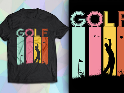 golf t-shirt design.