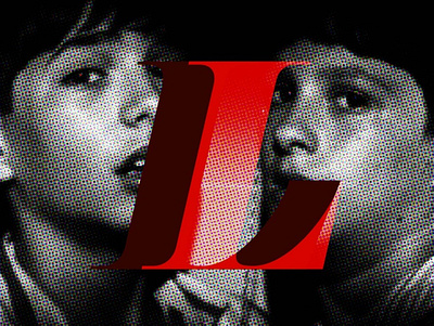 L - Concept Typography branding cards design logo typography ui ux vector