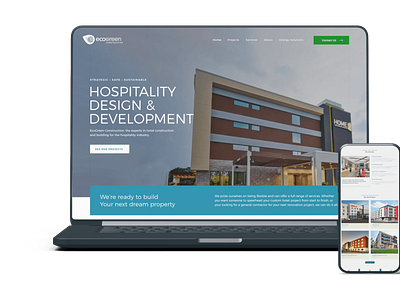 EcoGreen Construction design website