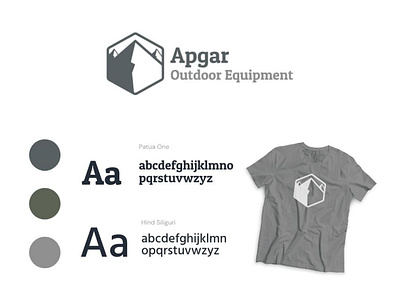 Apgar Outdoor Equipment branding branding design logo