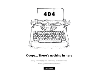 404 page