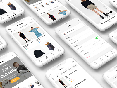 Fashion Store App app design fashion store ux uxui