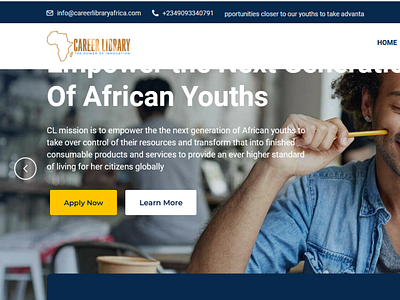 Career Library Africa Website Design Project