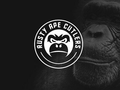 Rusty APE Cutlers 3d app art design branding design graphic design icon logo logo art logo artwork logo design logos minimalist vector