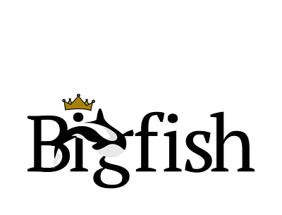 Bigfish: Logo branding graphic design logo