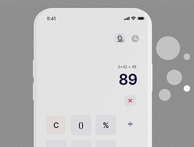 Daily UI: Phone Calculator. dailyui design ui ux