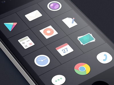 Flat icons of SmartisanOS (jff) android app flat icons rom screen smartisan style theme 罗永浩 锤子