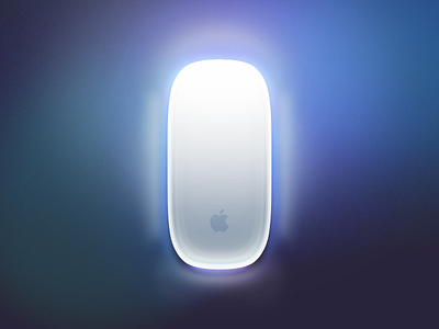 Magic Mouse With LED apple bluetooth concept device glow hardware icon led light mac magic mouse