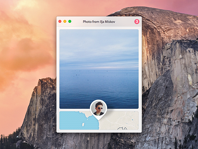 Photo With Location app apple avatar location mac map os x photo pins ui widget yosemite