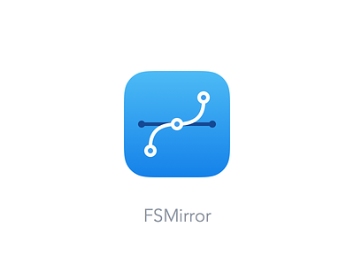 FSMirror for Framer Studio app framer framerjs framerstudio fsmirror icon ios path prototype studio vector