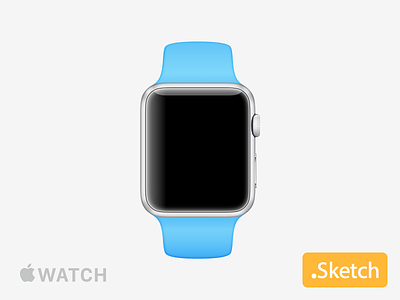 Apple Watch .sketch apple applewatch device download free iwatch mockup sketch template time watch