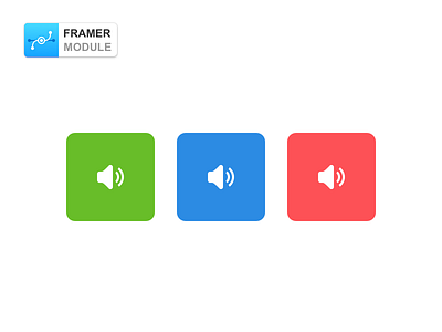 UISound Module for FramerJS