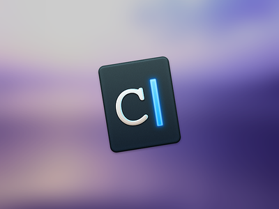 Caret App Icon Replacement app code editor icns icon mac markdown osx redesign replacement type writer