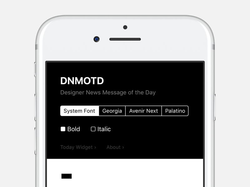 DNMOTD - Designer News Message of The Day motd quote designer news