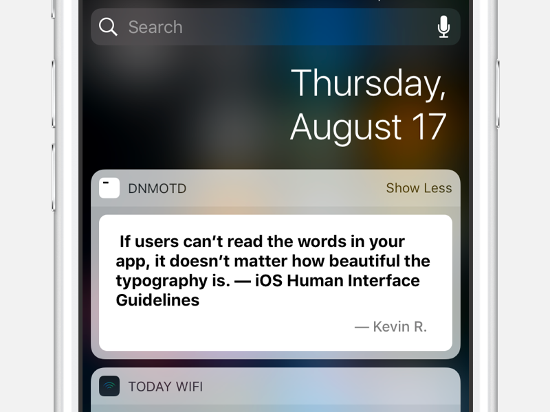 DNMOTD - Designer News Message of The Day motd quote designer news