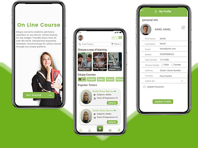 Courses online app adobexd app courses green online