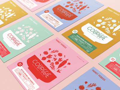 Courggie - Branding & Illustration branding design editorial graphic design illustration logo posters veggies