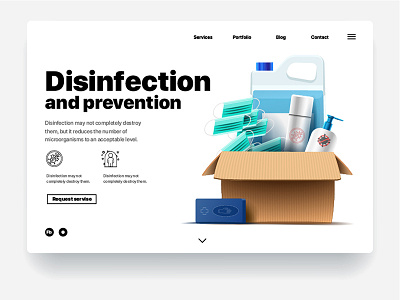 Disinfection and presentation