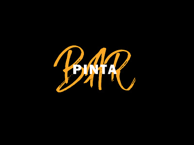 pinta bar logo bar font logo logotype pinta